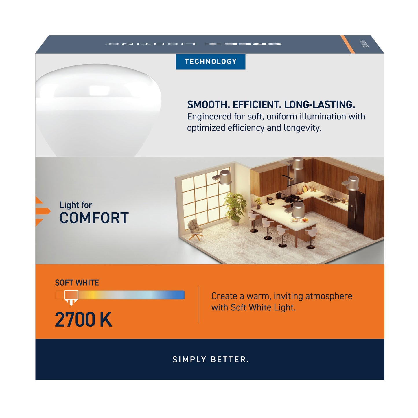 45W Replacement R20 Soft White Medium E26 Base Dimmable LED Light Bulb (2-Pack)