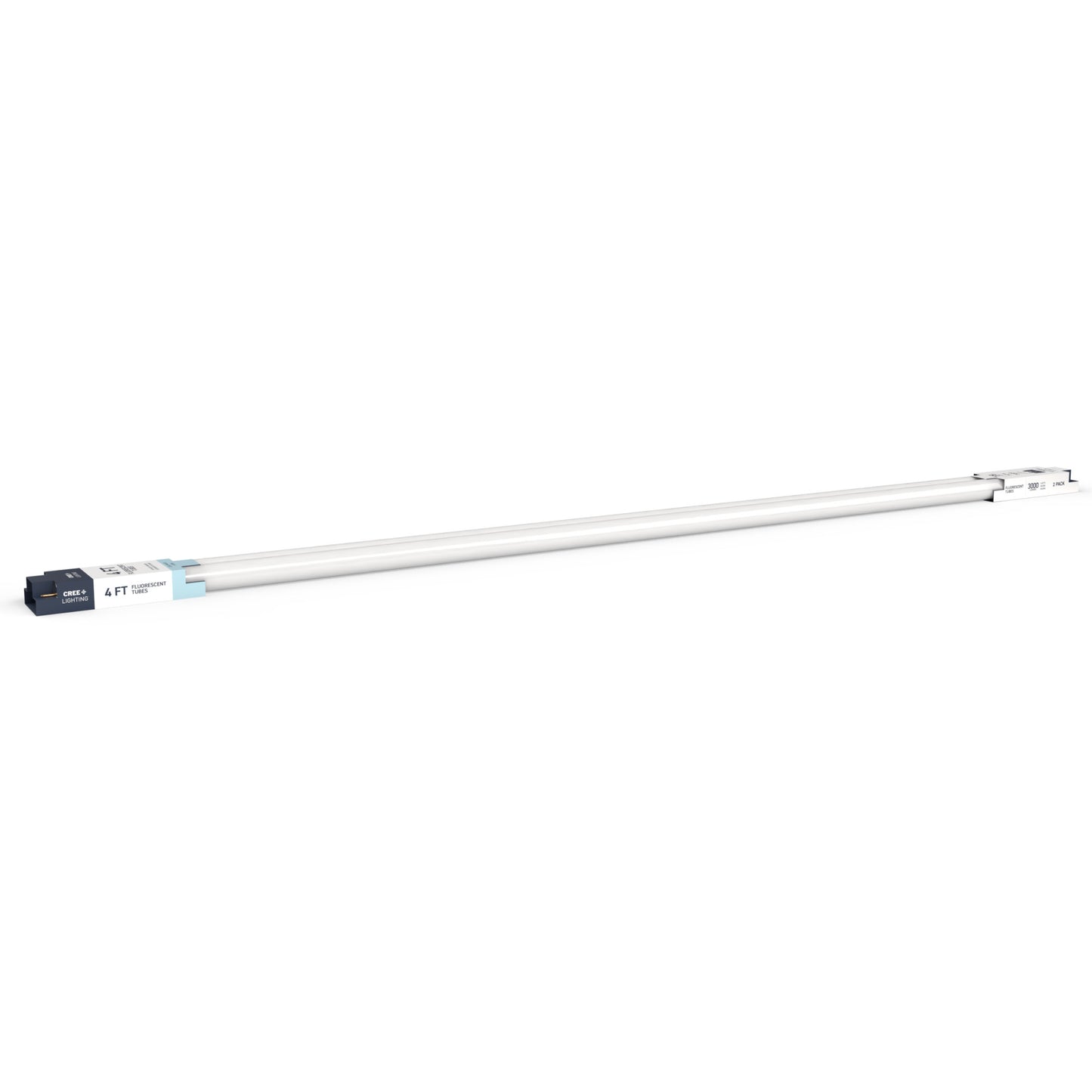 32W 4ft T8 Cool White G13 Base Non-Dimmable Linear Fluorescent Light Tube (2-Pack)