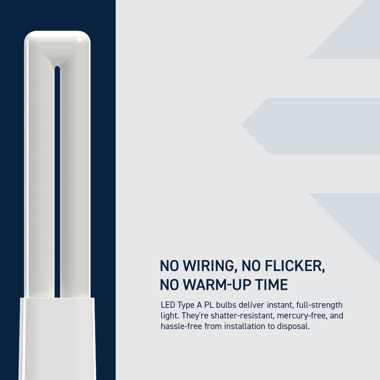 13W Replacement Twin Tube PL GX23 Base Soft White LED Light Bulb