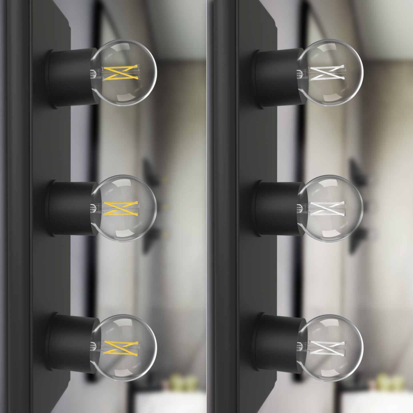 100W Replacement G25 Super Bright White Filament Switchable White Medium E26 Base Dimmable LED Light Bulb (2-Pack)