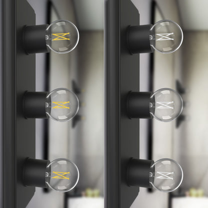 100W Replacement G25 Super Bright White Filament Switchable White Medium E26 Base Dimmable LED Light Bulb (2-Pack)