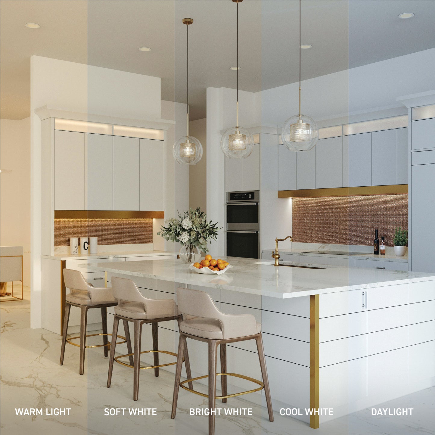 60W Replacement ST19 White Filament Switchable White Medium E26 Base Dimmable LED Light Bulb (2-Pack)