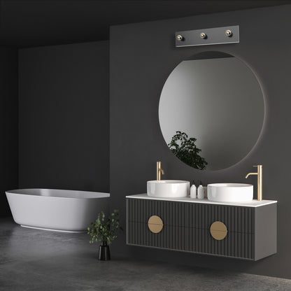 60W Replacement G16.5 White Filament Switchable White Medium E26 Base Dimmable LED Light Bulb (3-Pack)