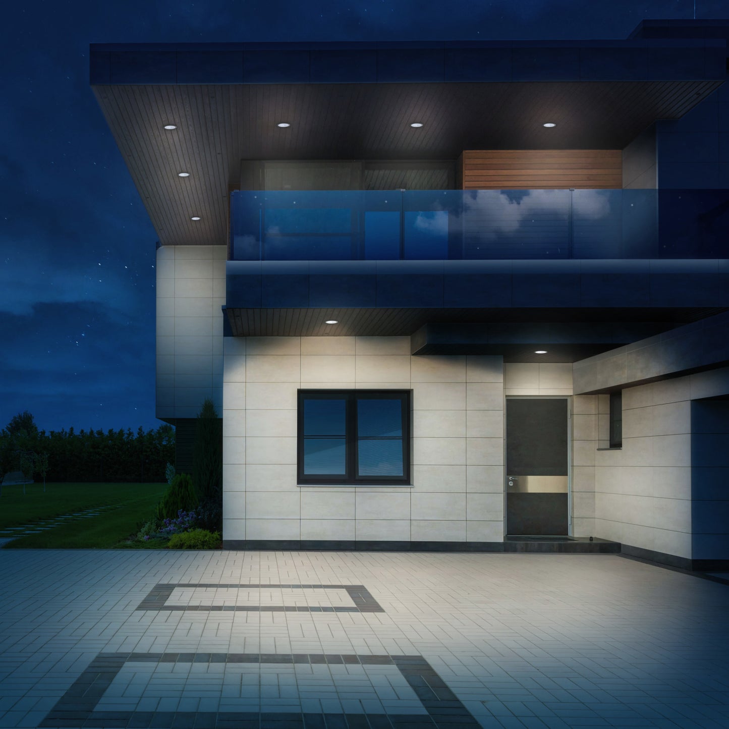 85W Replacement BR40 5 Shades + Switch Mode Medium E26 Base Dimmable LED Light Bulb (2-Pack)