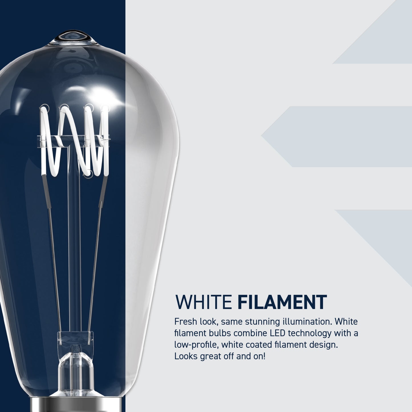 60W Replacement ST19 White Filament Daylight Medium E26 Base Dimmable LED Light Bulb (2-Pack)
