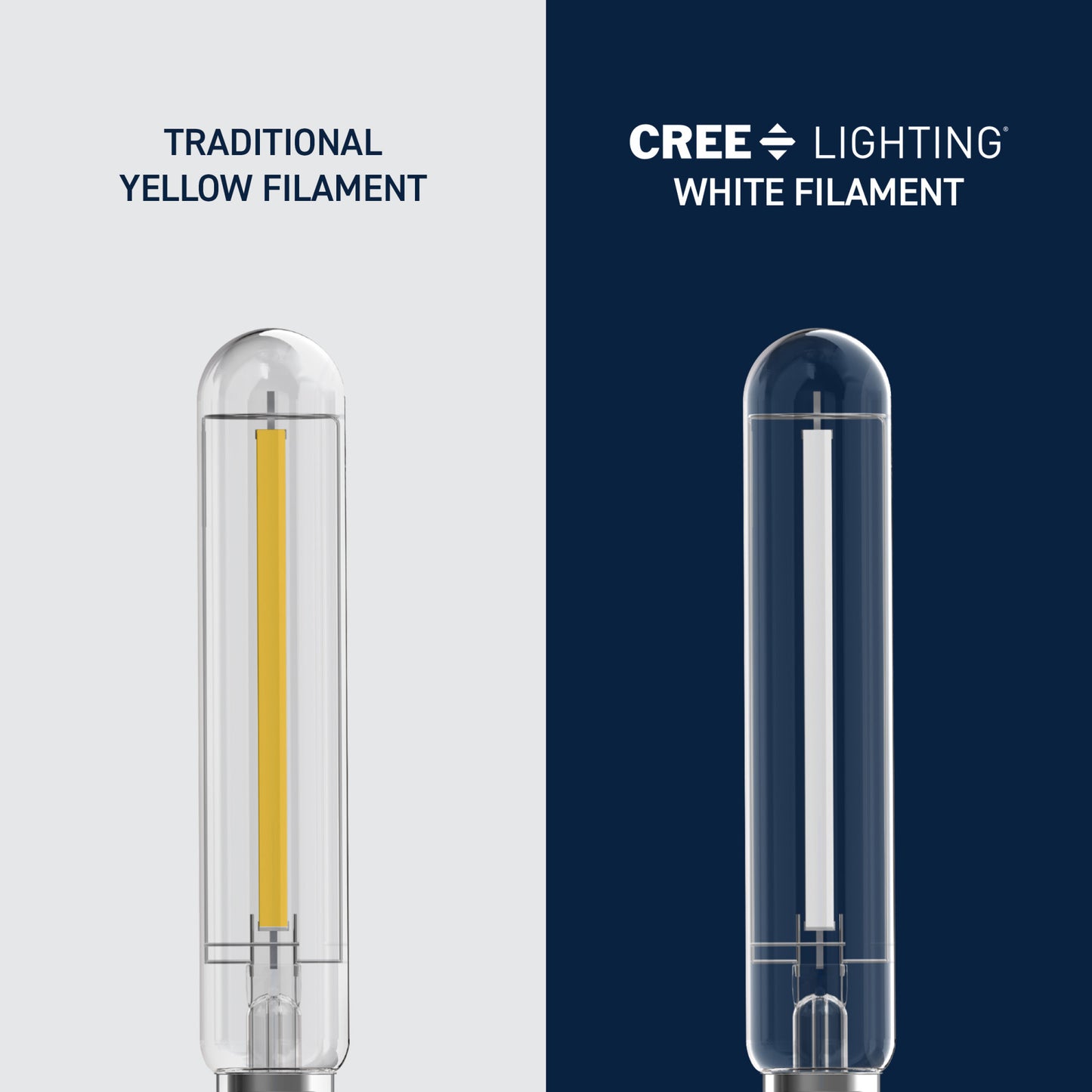 60W Replacement T10 White Filament Soft White Medium E26 Base Dimmable LED Light Bulb (2-Pack)