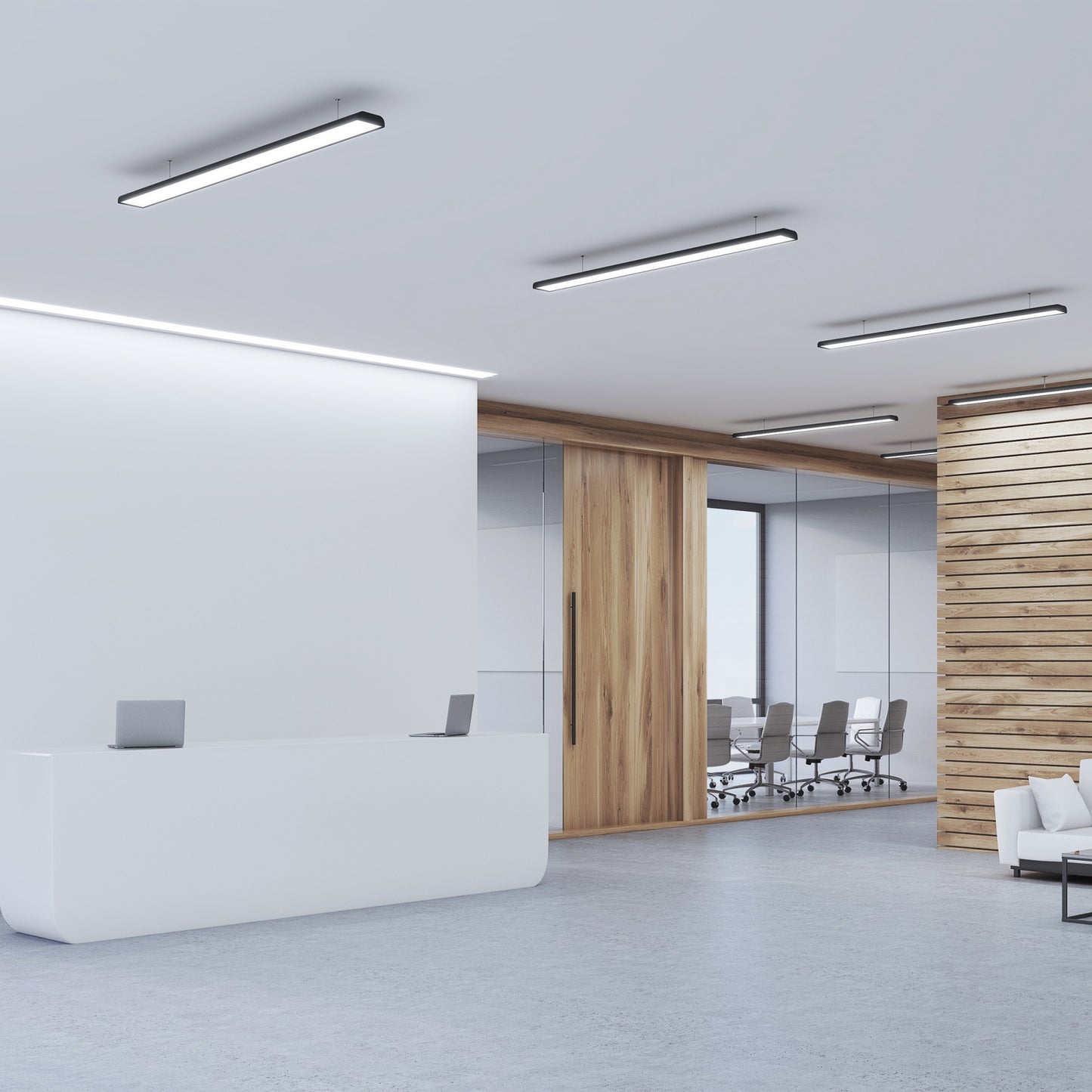 40W 8ft T8/T12 Cool White FA8 Base Non-Dimmable LED Linear Light Tube (2 Pack)