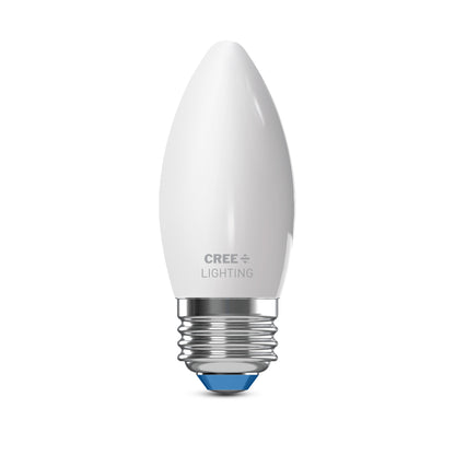 100W Replacement B10 Super Bright Daylight Medium E26 Base Dimmable LED Light Bulb (3-Pack)