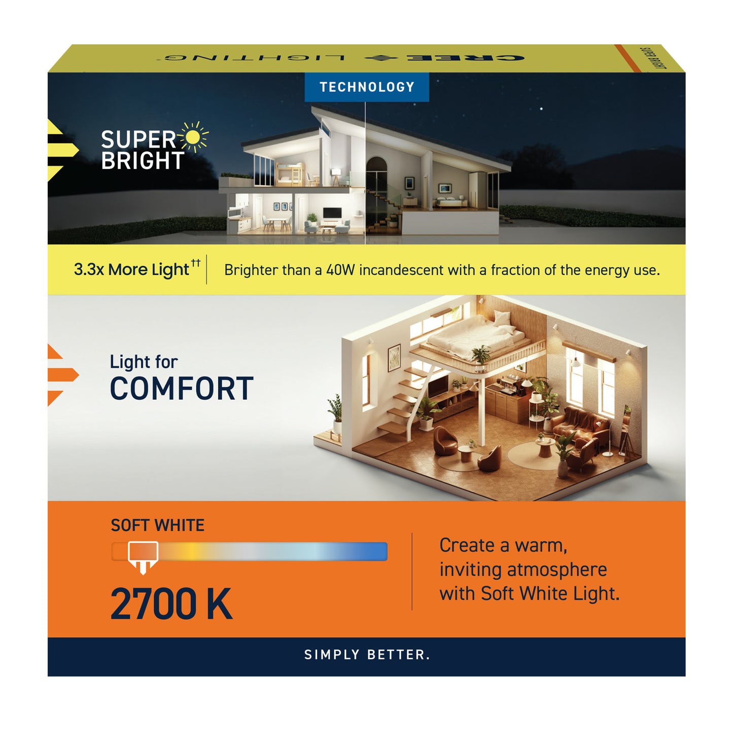 100W Replacement B10 Super Bright White Filament Soft White Candelabra E12 Base Dimmable LED Light Bulb (3-Pack)