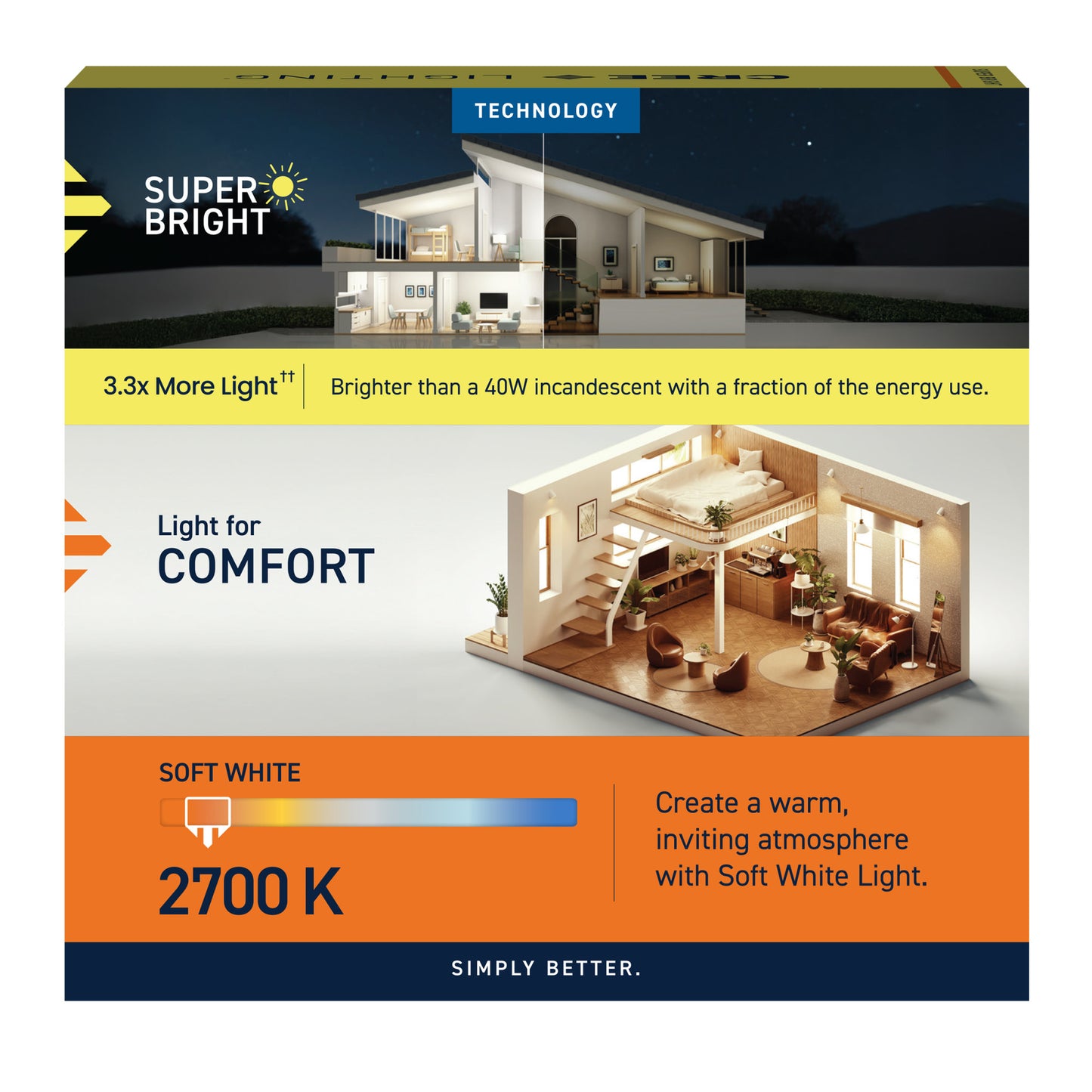100W Replacement BA10 Super Bright White Filament Soft White Candelabra E12 Base Dimmable LED Light Bulb (3-Pack)