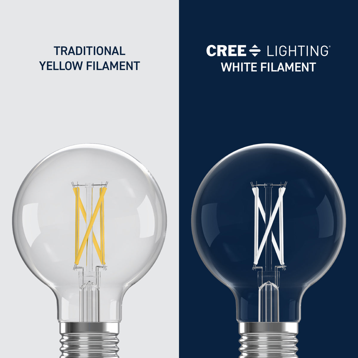 100W Replacement G25 Super Bright White Filament Switchable White Medium E26 Base Dimmable LED Light Bulb (2-Pack)
