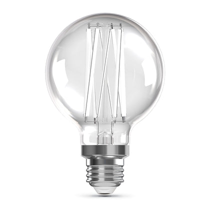 100W Replacement G25 Super Bright White Filament Switchable White Medium E26 Base Dimmable LED Light Bulb (2-Pack)