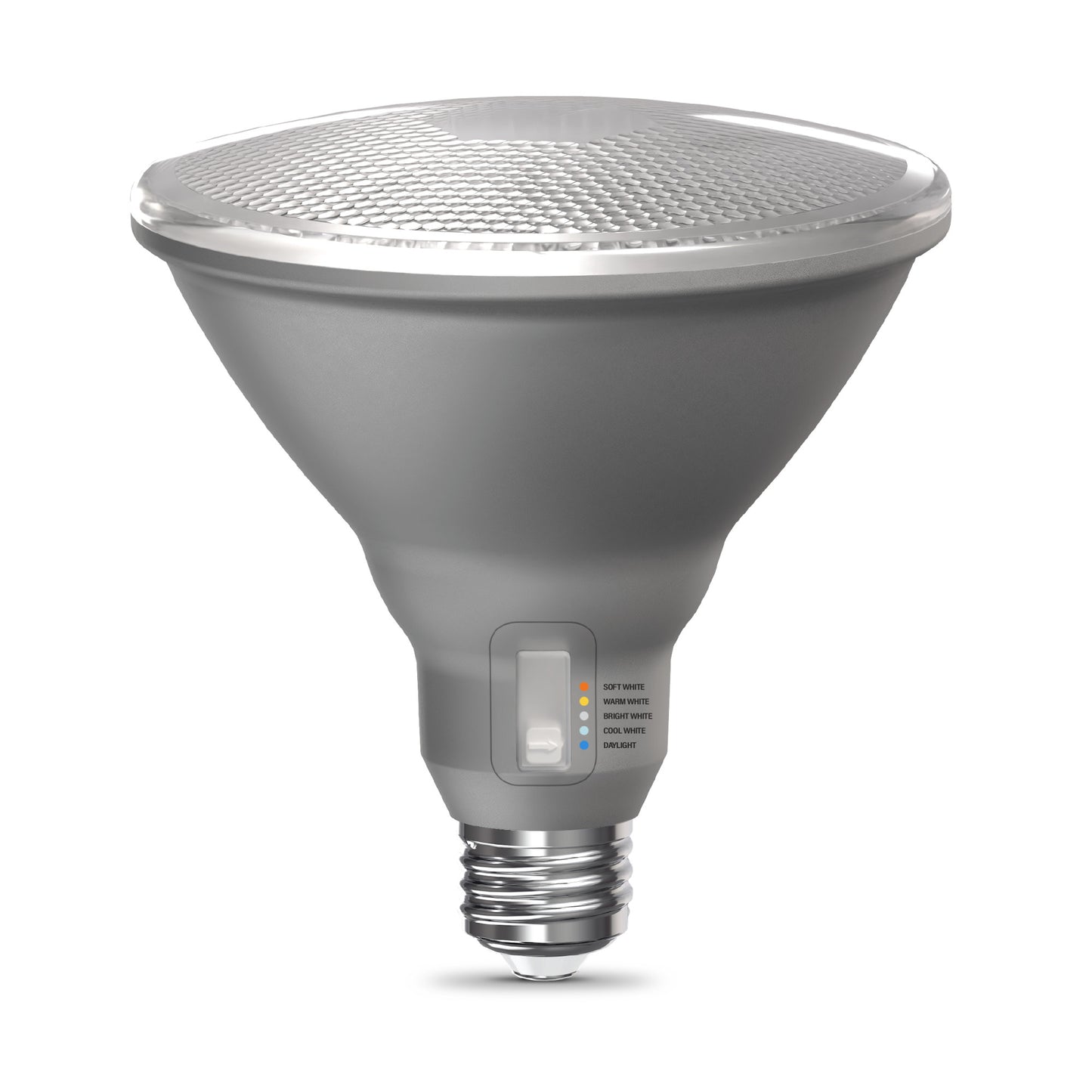 90W Replacement PAR38 Dusk to Dawn Switchable White Medium E26 Base Non-Dimmable LED Light Bulb