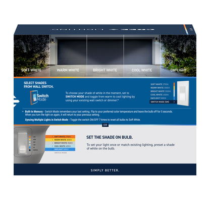 90W Replacement PAR38 5 Shades + Switch Mode Medium E26 Base Dimmable LED Light Bulb (2-Pack)