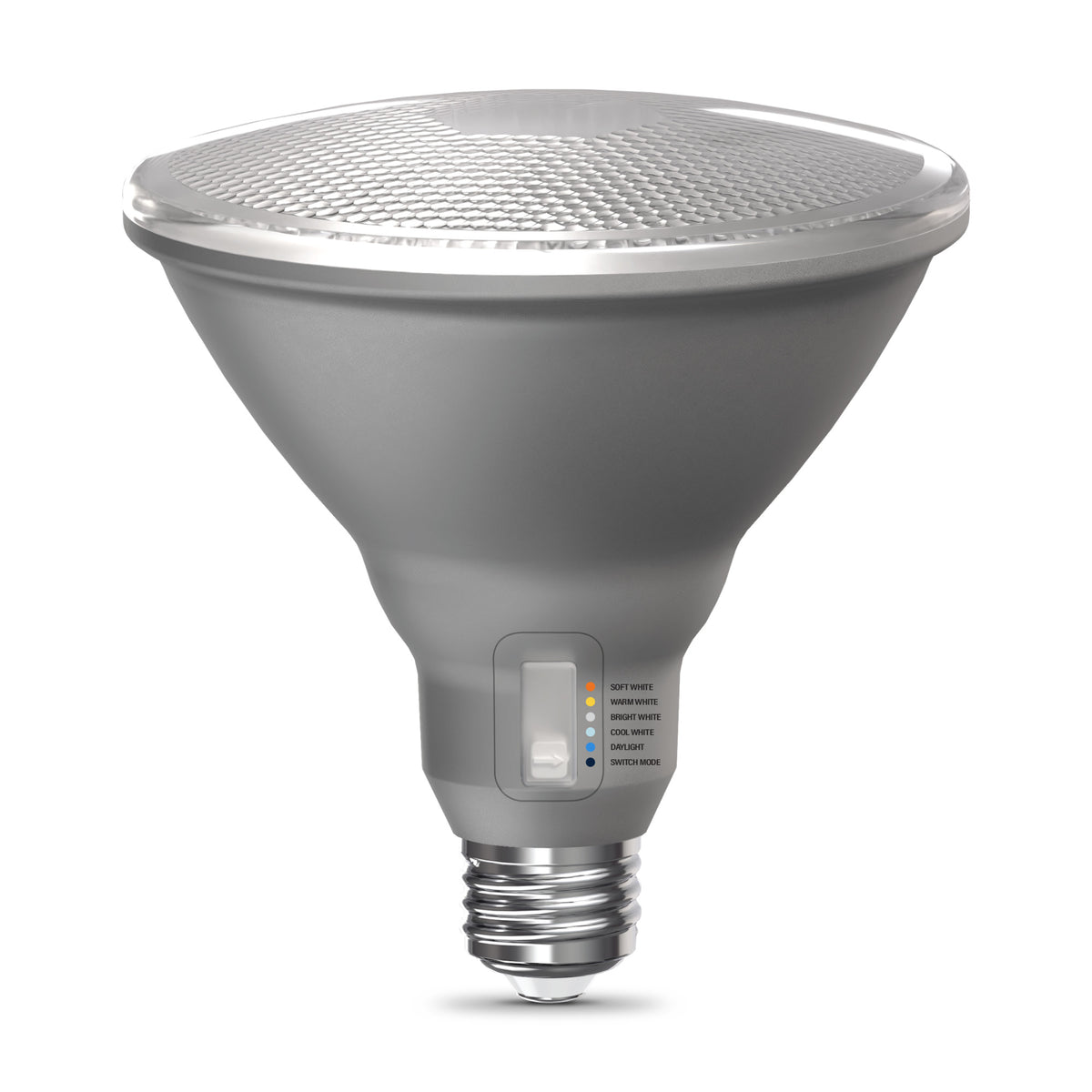 90W Replacement PAR38 5 Shades + Switch Mode Medium E26 Base Dimmable LED Light Bulb (2-Pack)