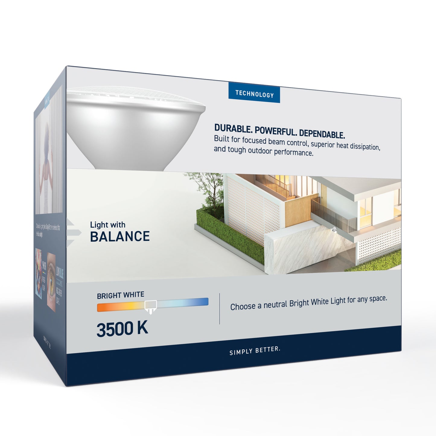 90W Replacement PAR38 Bright White Medium E26 Base Dimmable LED Light Bulb (2-Pack)