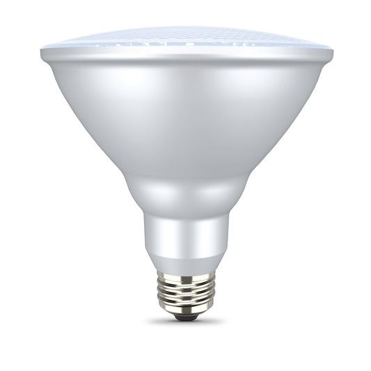 90W Replacement PAR38 Bright White Medium E26 Base Dimmable LED Light Bulb (2-Pack)