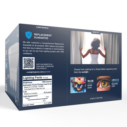 90W Replacement PAR38 Daylight Medium E26 Base Dimmable LED Light Bulb (4-Pack)