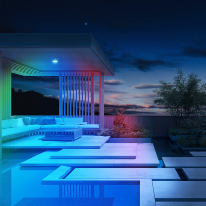 90W Replacement PAR38 Color Changing + White Medium E26 Base Dimmable LED Light Bulb