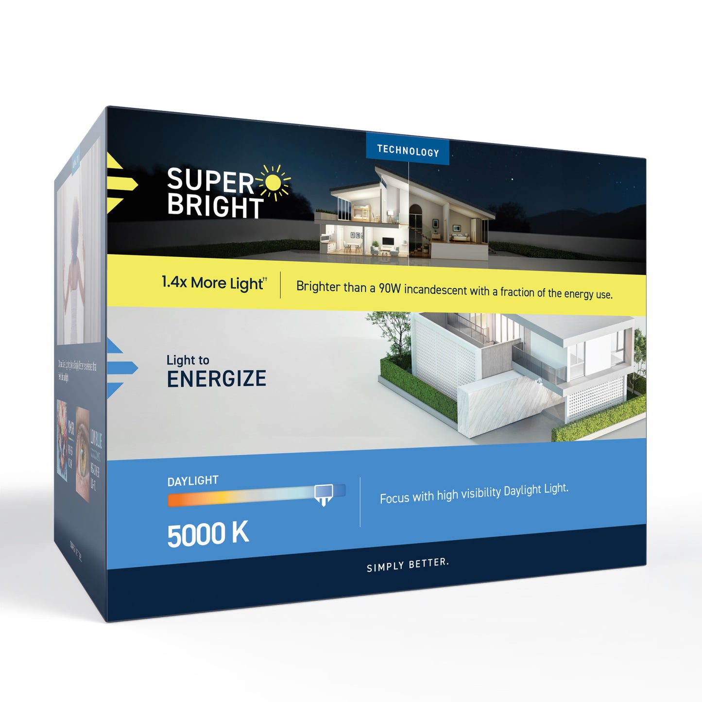 120W Replacement PAR38 Super Bright Daylight Medium E26 Base Dimmable LED Light Bulb (2-Pack)