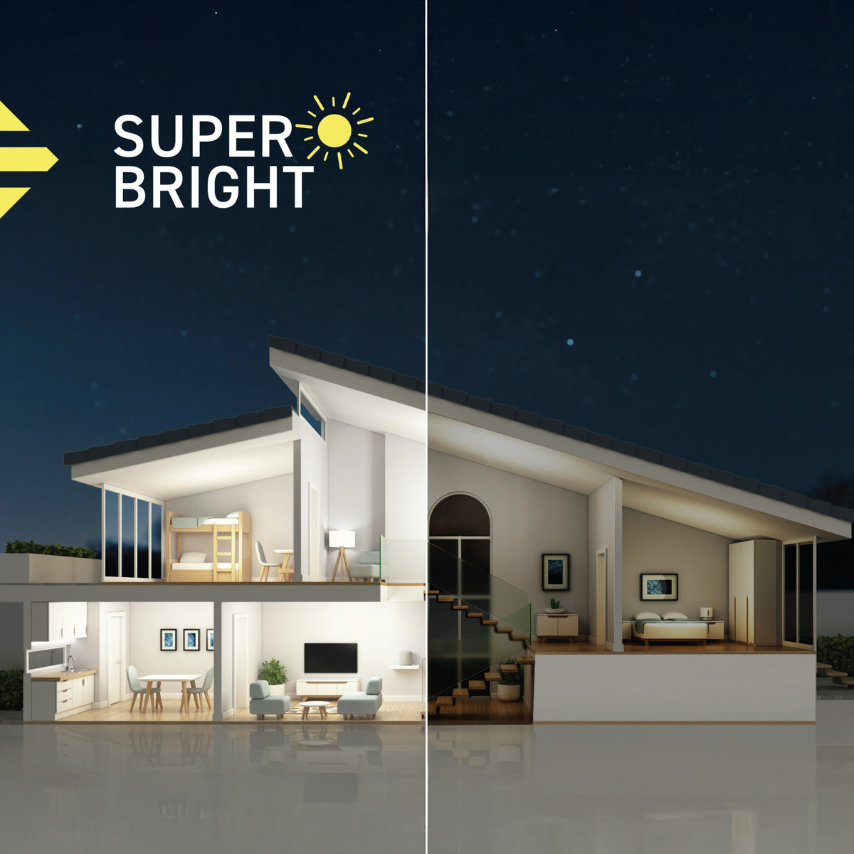 120W Replacement PAR38 Super Bright Daylight Medium E26 Base Dimmable LED Light Bulb (2-Pack)
