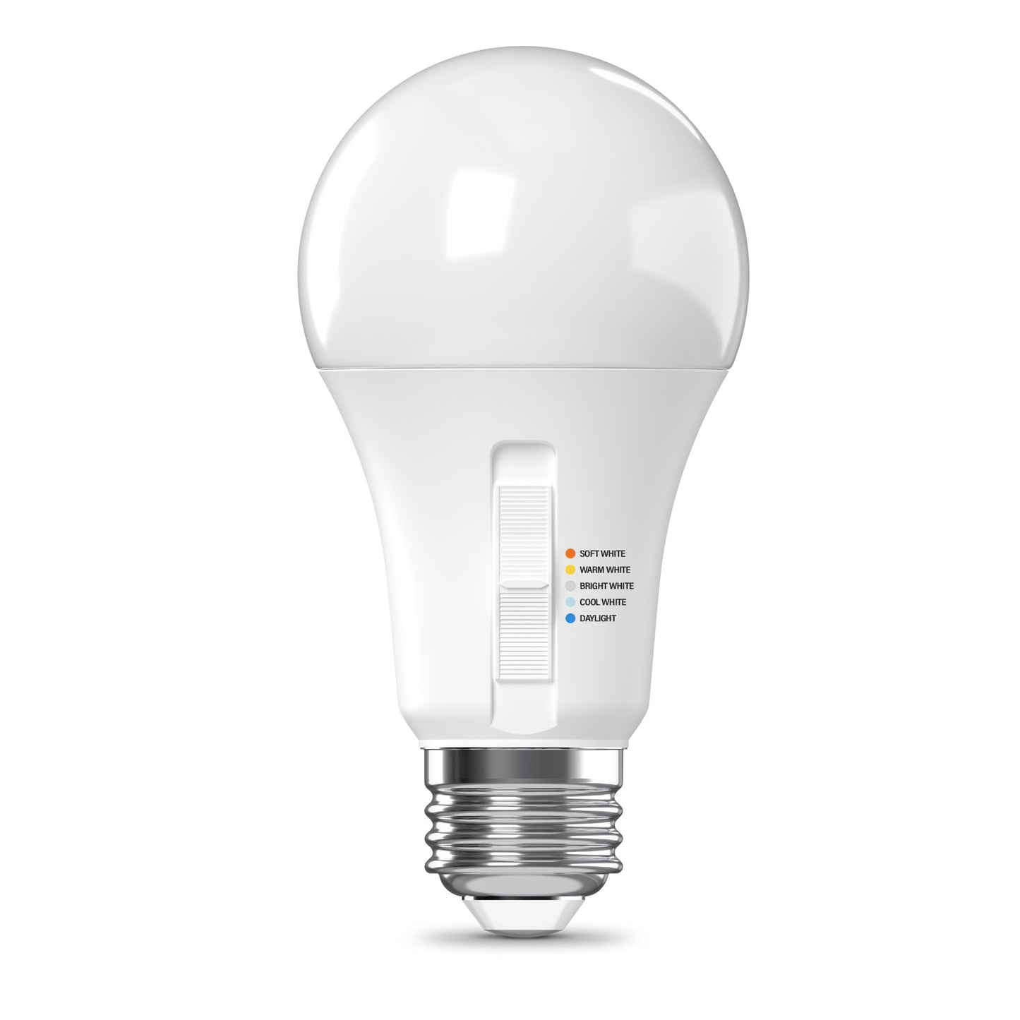 100W Replacement A19 Dusk to Dawn Switchable White Medium E26 Base Non-Dimmable LED Light Bulb