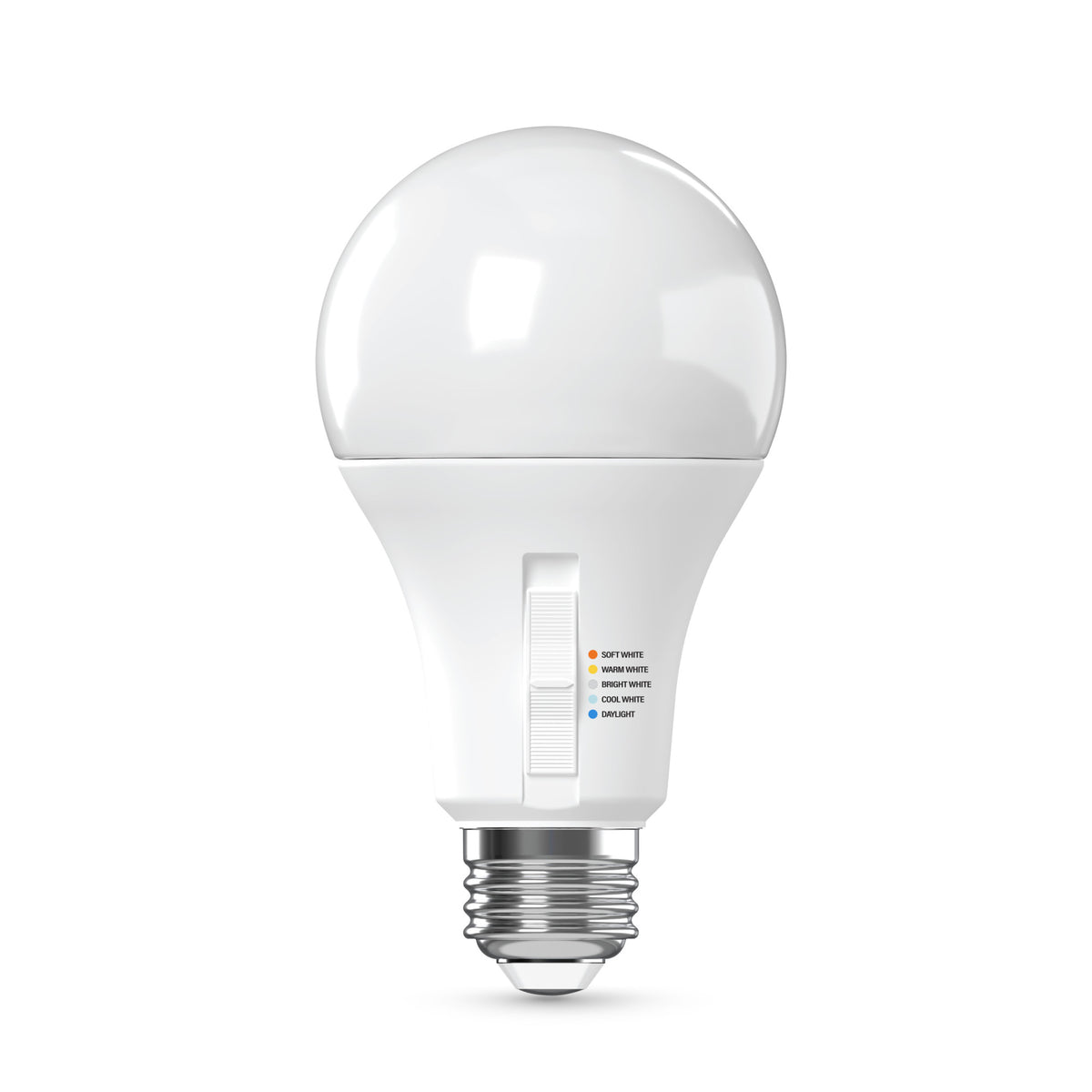 100W Replacement A21 Motion Activated Switchable White Medium E26 Base Non-Dimmable LED Light Bulb