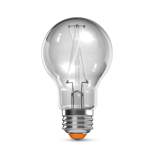 100W Replacement A19 White Filament Soft White Medium E26 Base Dimmable LED Light Bulb (4-Pack)