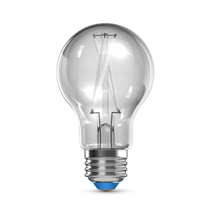 100W Replacement A19 White Filament Daylight Medium E26 Base Dimmable LED Light Bulb (4-Pack)