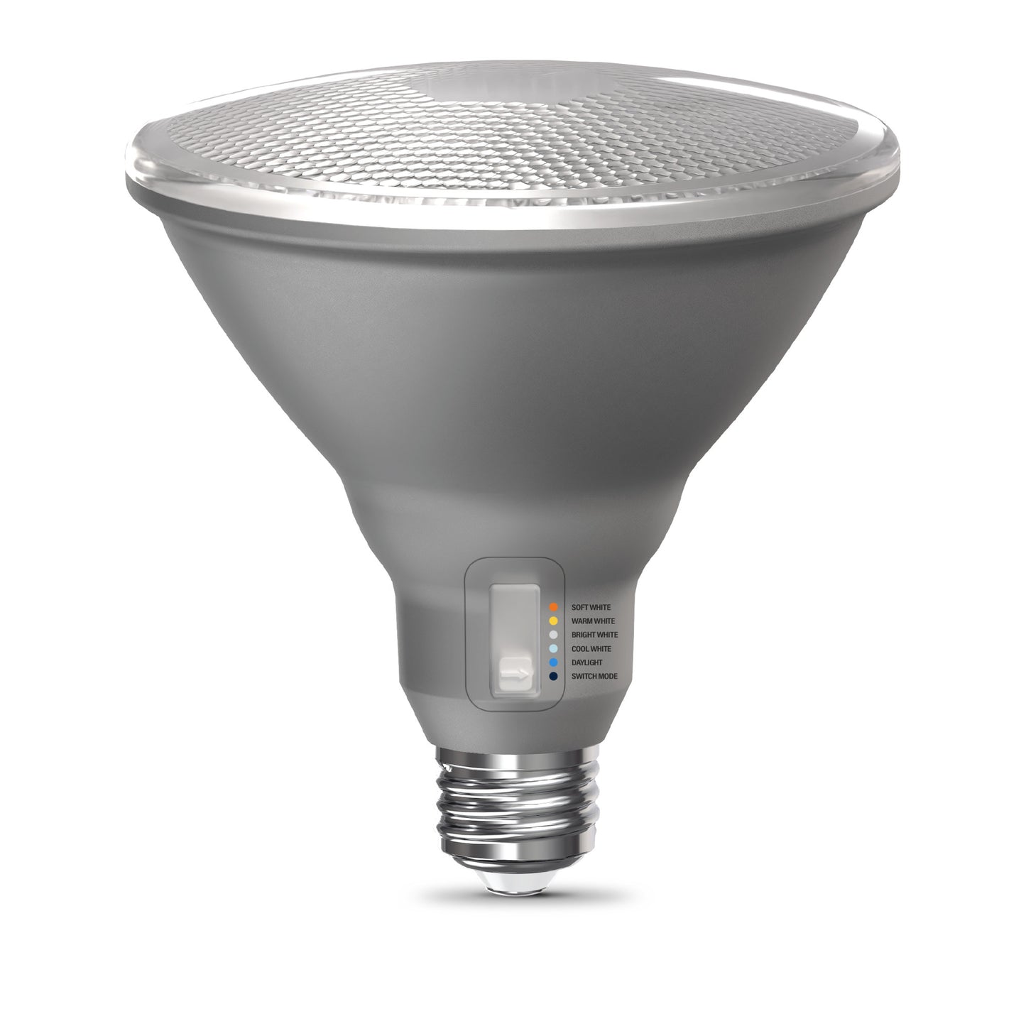 150W Replacement PAR38 Super Bright 5 Shades + Switch Mode Medium E26 Base Dimmable LED Light Bulb (2-Pack)