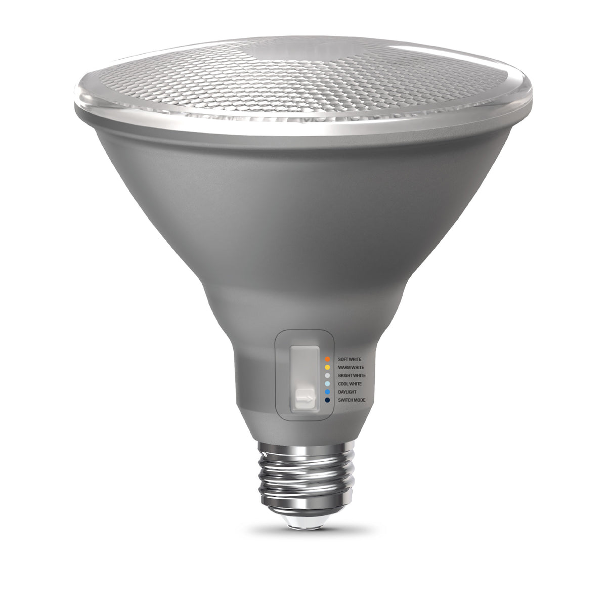 150W Replacement PAR38 Super Bright 5 Shades + Switch Mode Medium E26 Base Dimmable LED Light Bulb (2-Pack)