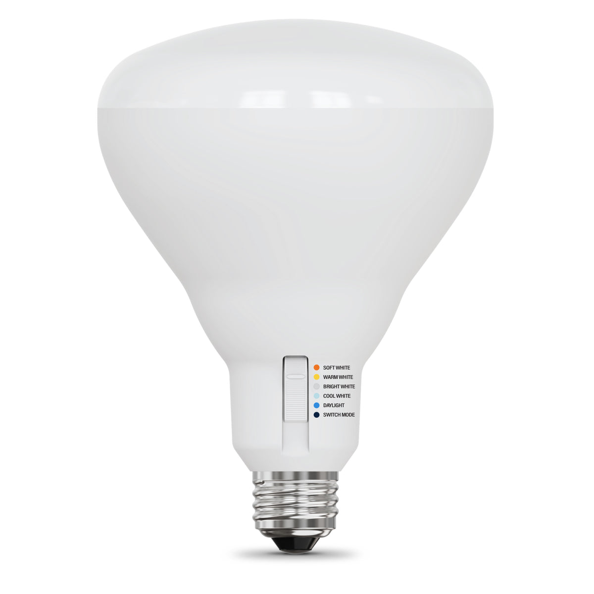 150W Replacement BR40 Super Bright 5 Shades + Switch Mode Medium E26 Base Dimmable LED Light Bulb (2-Pack)
