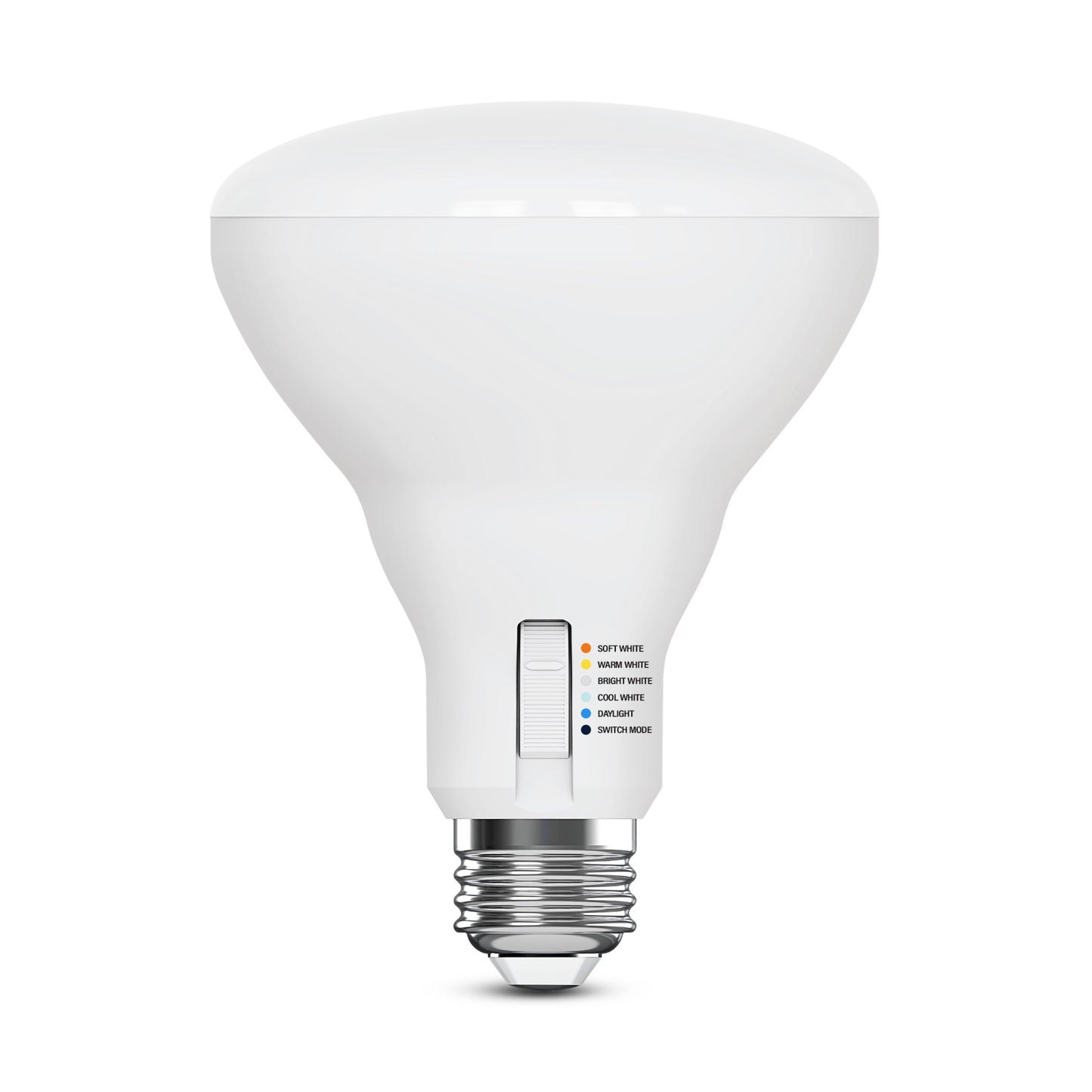 150W Replacement BR30 Super Bright 5 Shades + Switch Mode Medium E26 Base Dimmable LED Light Bulb (2-Pack)