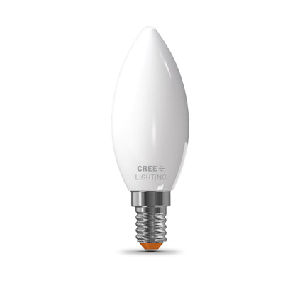 40W Replacement B10 Soft White Candelabra E12 Base Dimmable LED Light Bulb (3-Pack)