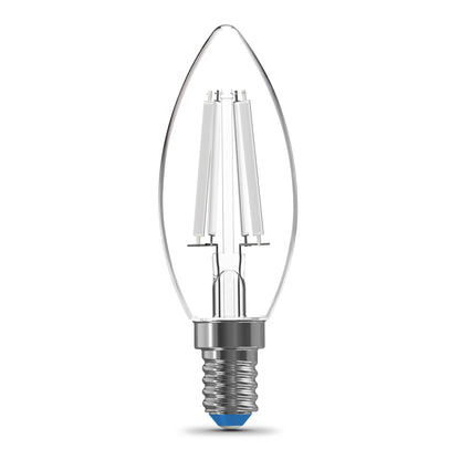 40W Replacement B10 White Filament Daylight Candelabra E12 Base Dimmable LED Light Bulb (3-Pack)