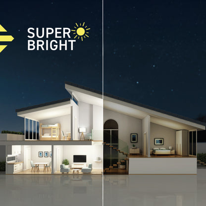 300W Replacement A23 Super Bright 5 Shades + Switch Mode Medium E26 Base Dimmable LED Light Bulb