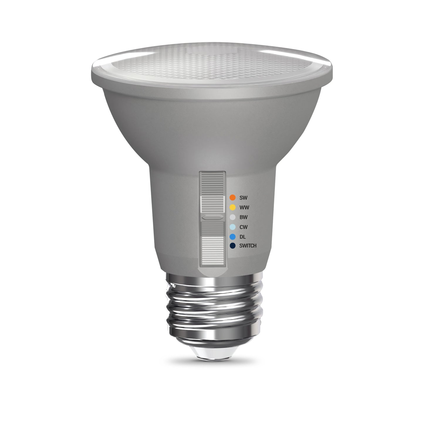 50W Replacement PAR20 5 Shades + Switch Mode Medium E26 Base Dimmable LED Light Bulb (2-Pack)