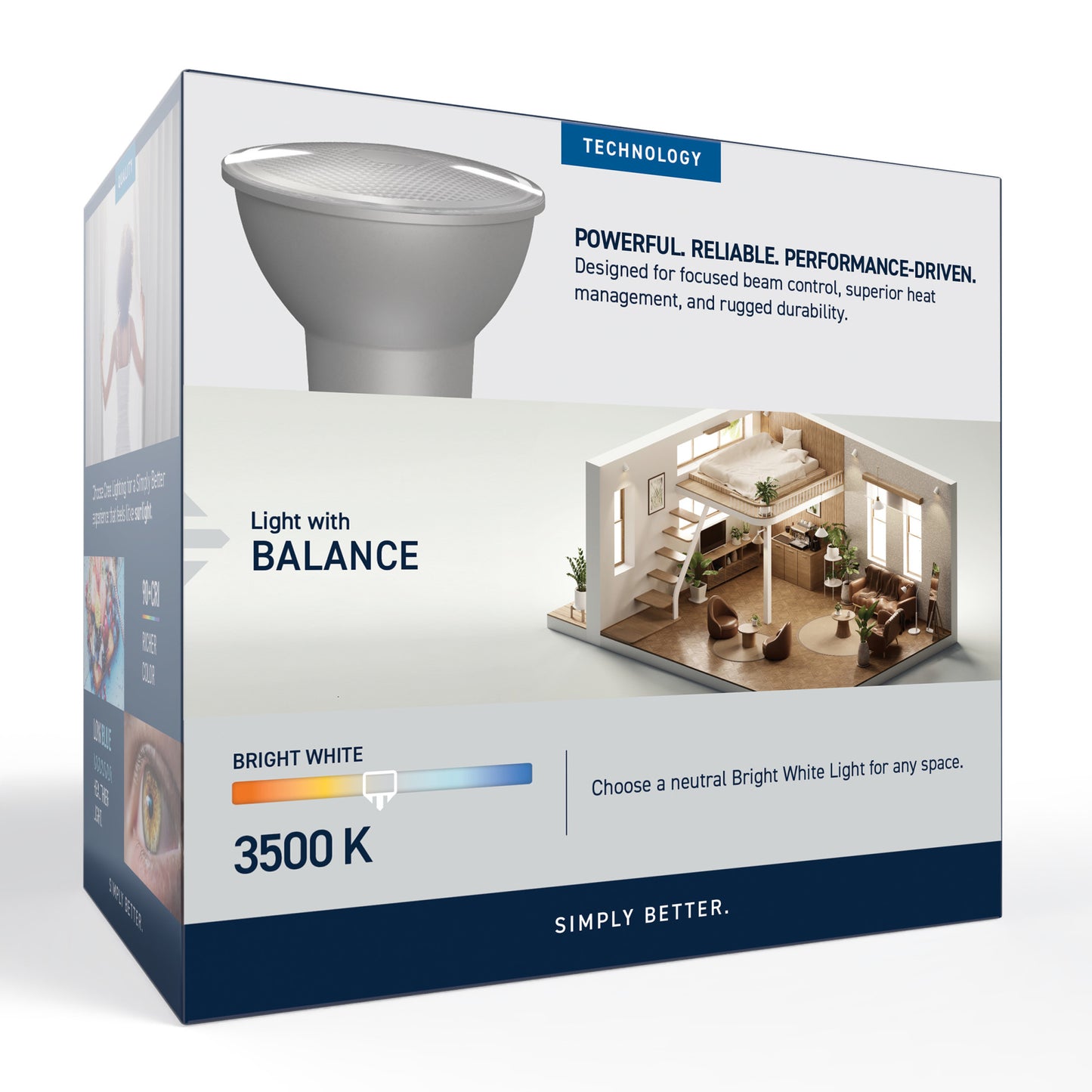 50W Replacement PAR20 Bright White Medium E26 Base Dimmable LED Light Bulb (2-Pack)