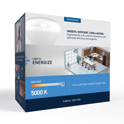 45W Replacement R20 Daylight Medium E26 Base Dimmable LED Light Bulb (2-Pack)