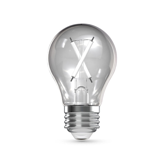 60W Replacement A15 White Filament Switchable White Medium E26 Base Dimmable LED Light Bulb (2-Pack)