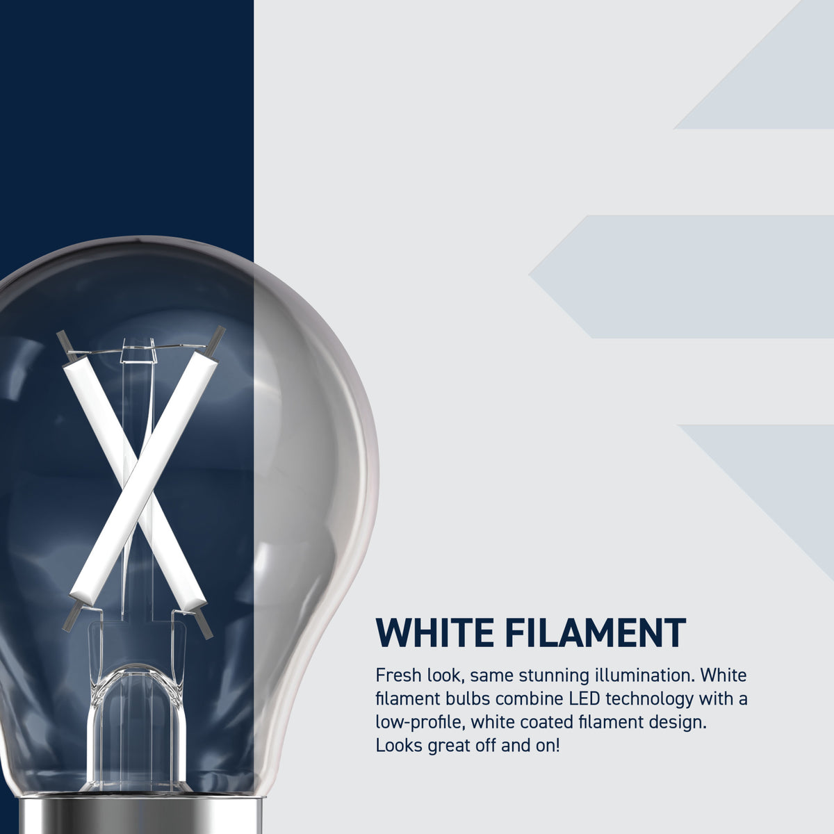 60W Replacement A15 White Filament Switchable White Medium E26 Base Dimmable LED Light Bulb (2-Pack)