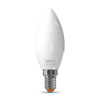 60W Replacement B10 Soft White Candelabra E12 Base Dimmable LED Light Bulb (3-Pack)