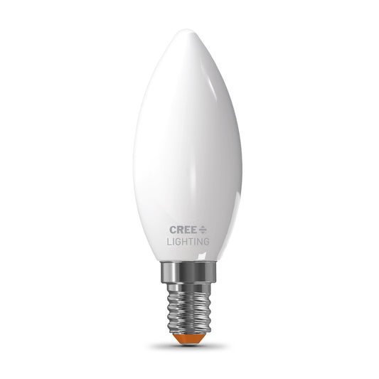 60W Replacement B10 Soft White Candelabra E12 Base Dimmable LED Light Bulb (3-Pack)