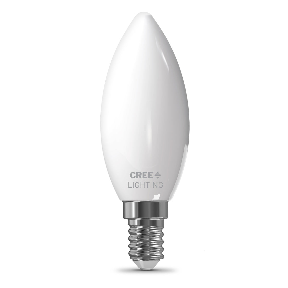 60W Replacement B10 Bright White Candelabra E12 Base Dimmable LED Light Bulb (3-Pack)