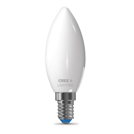 60W Replacement B10 Daylight Candelabra E12 Base Dimmable LED Light Bulb (3-Pack)