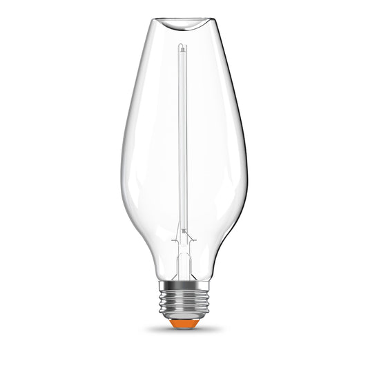 60W Replacement Bottle White Filament Soft White Medium E26 Base Dimmable LED Light Bulb