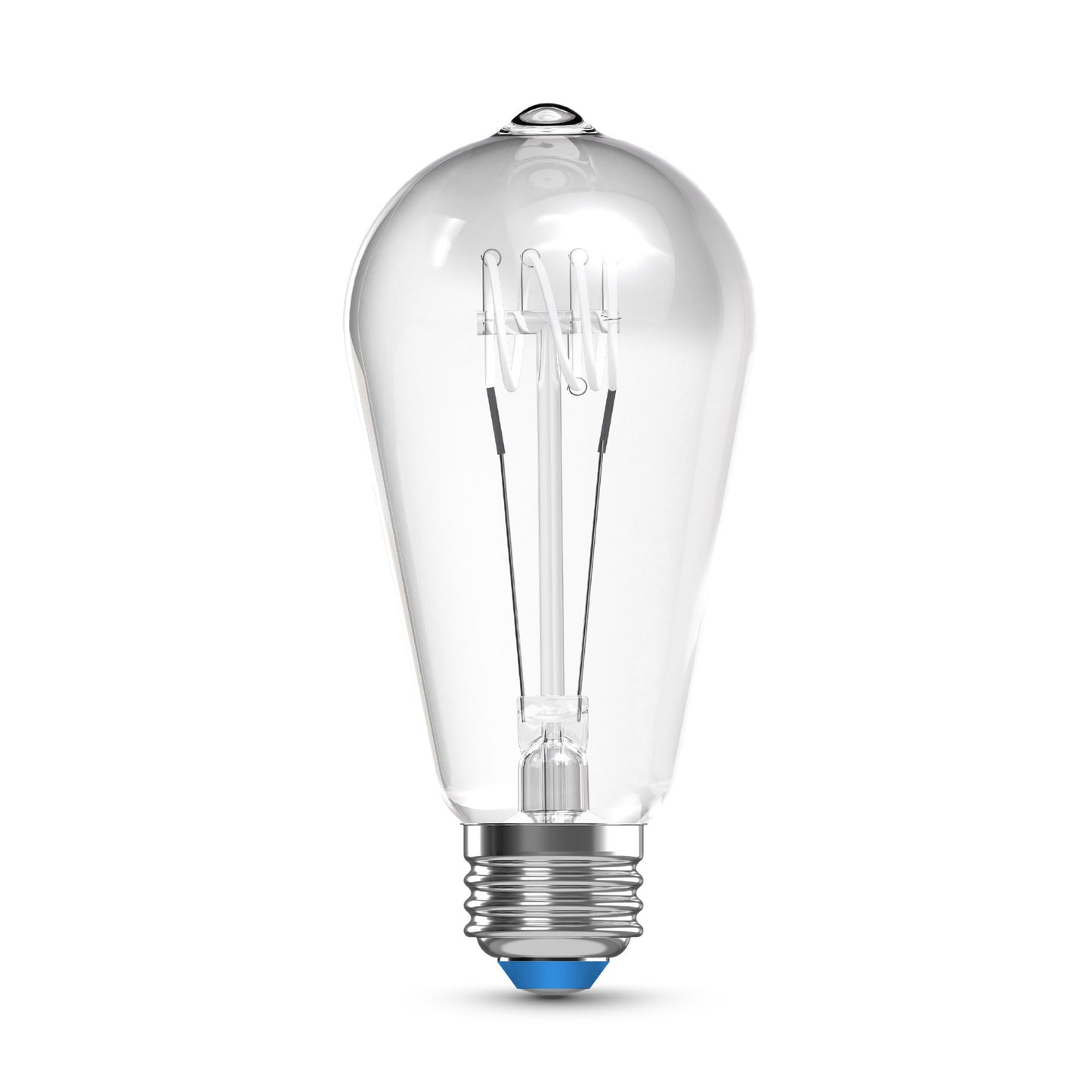 60W Replacement ST19 White Filament Daylight Medium E26 Base Dimmable LED Light Bulb (2-Pack)