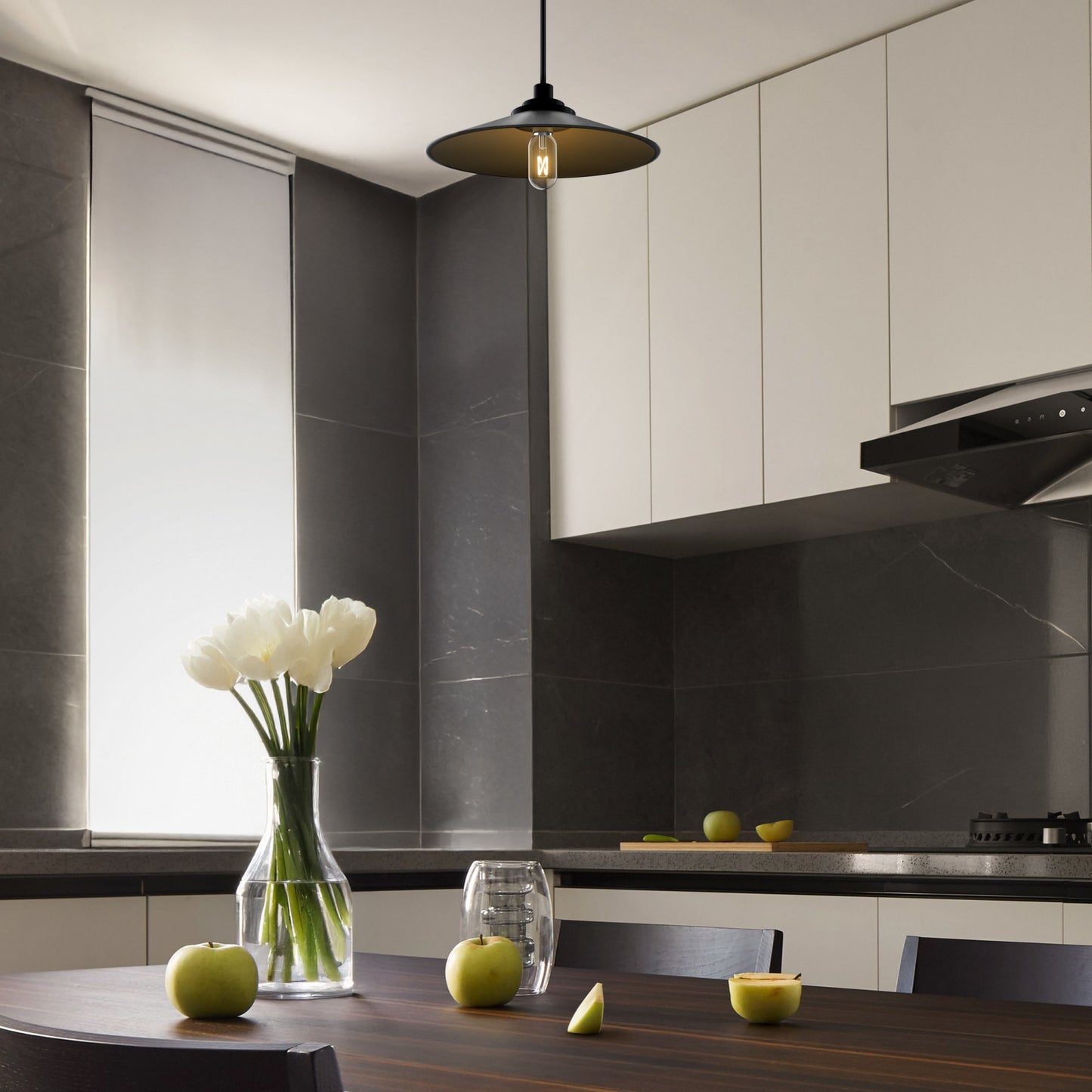 60W Replacement T14 White Filament Switchable White Medium E26 Base Dimmable LED Light Bulb (2-Pack)