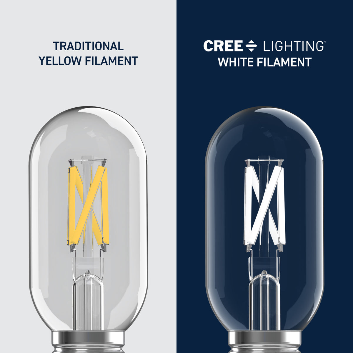 60W Replacement T14 White Filament Switchable White Medium E26 Base Dimmable LED Light Bulb (2-Pack)