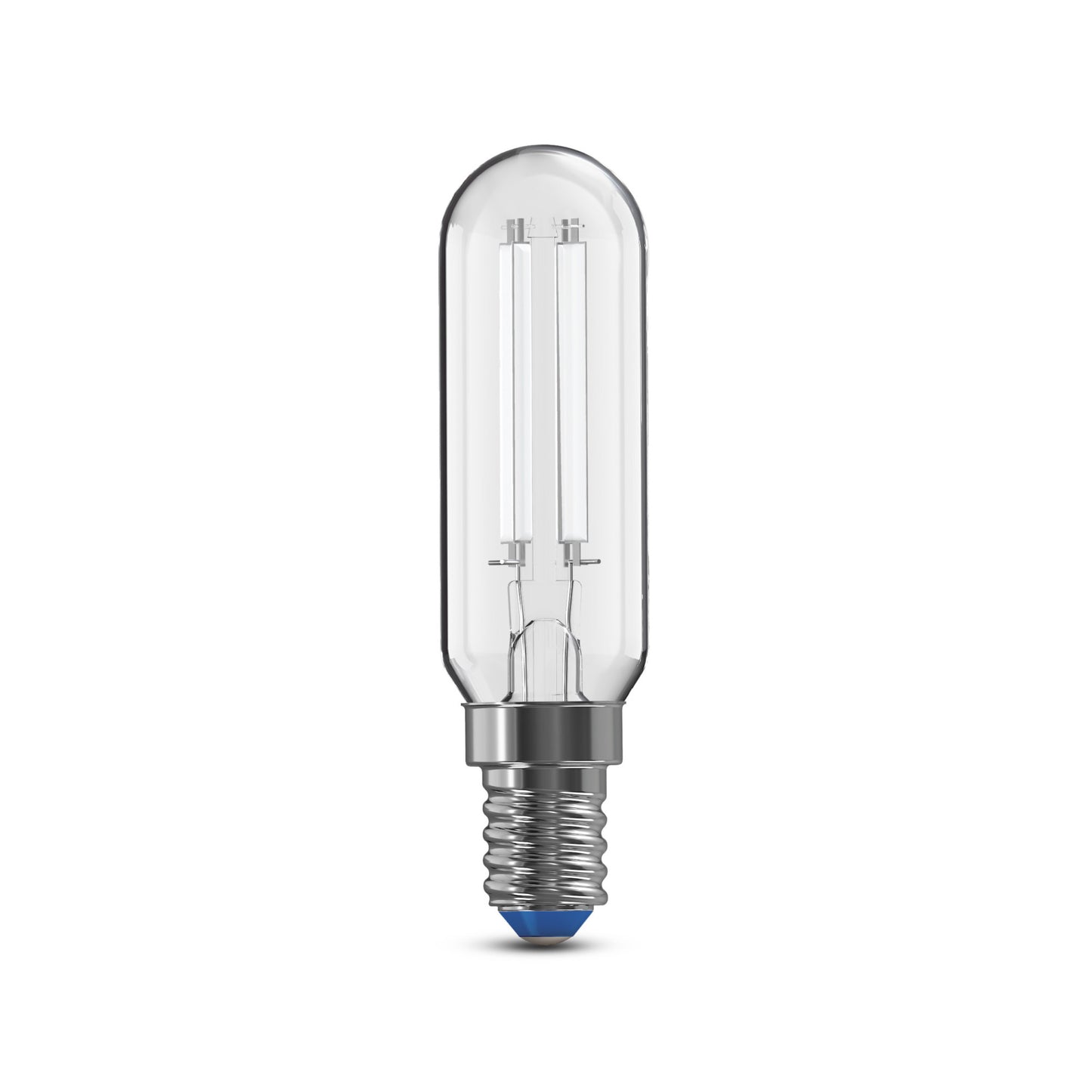 60W Replacement T8 White Filament Daylight Candelabra E12 Base Dimmable LED Light Bulb (2-Pack)